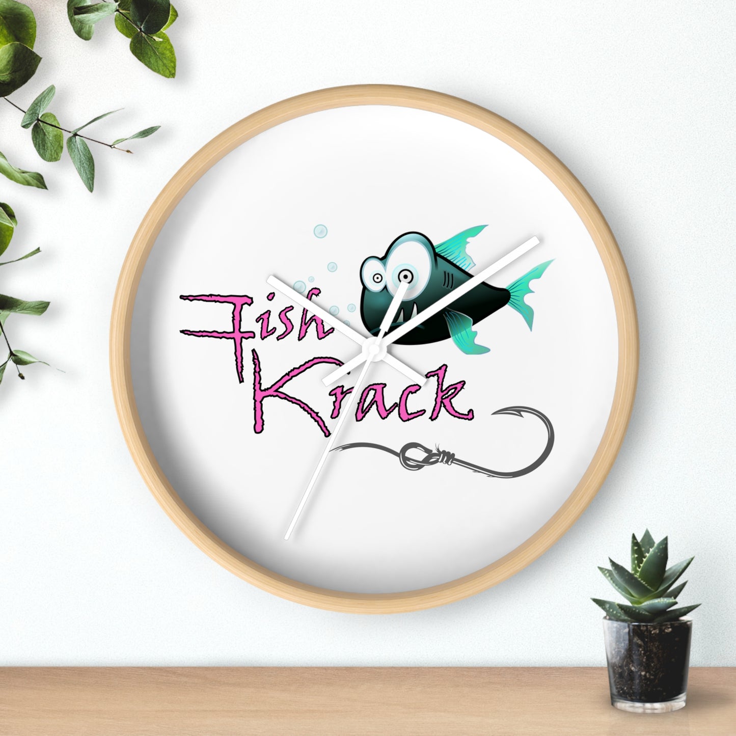 Fish Krack Wall Clock