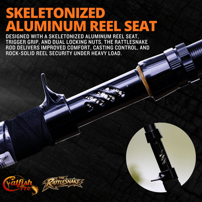 1 of 220 The Rattlesnake Casting Rod - Limited Edition Rod Catfish Pro