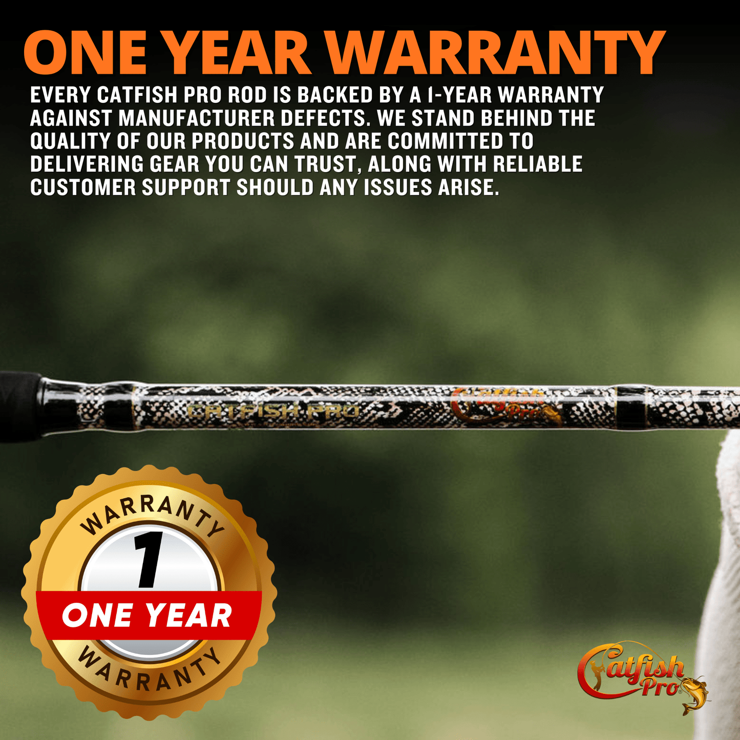 1 of 220 The Rattlesnake Casting Rod - Limited Edition Rod Catfish Pro