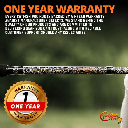1 of 220 The Rattlesnake Casting Rod - Limited Edition Rod Catfish Pro