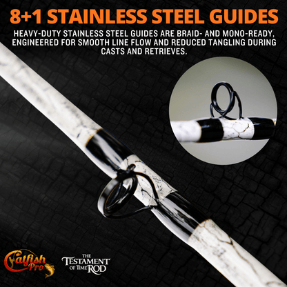 1 of 220 The Testament of Time Casting Rod - Limited Edition Rod Catfish Pro
