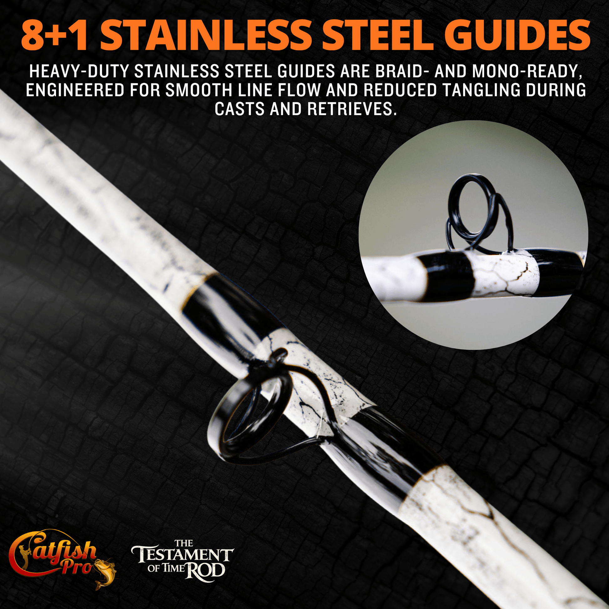 1 of 220 The Testament of Time Spinning Rod - Limited Edition Rod Catfish Pro