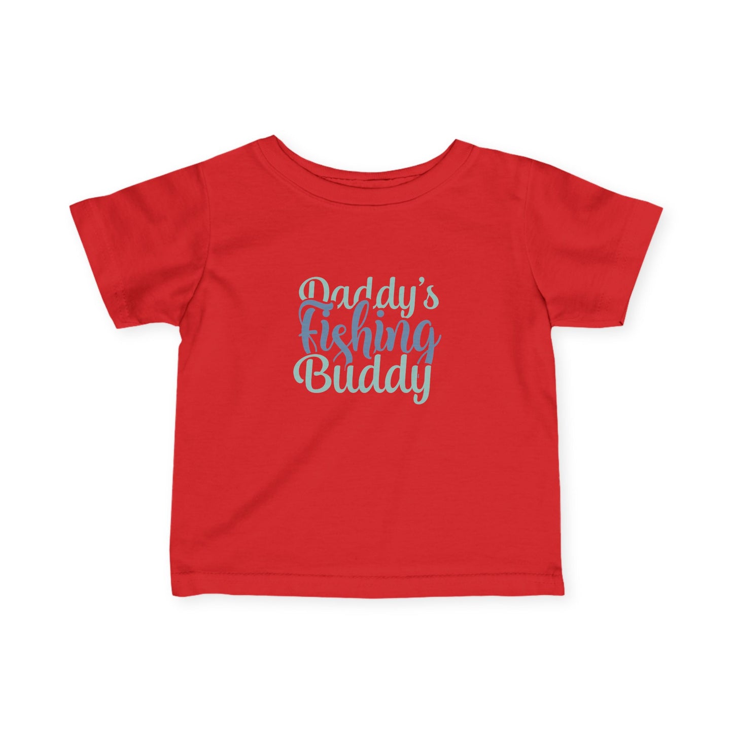 Daddy's Fishing Buddy Infant Tee — Baby Fishing Shirt for New Dads & Outdoor Families