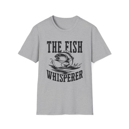 Fishing T-Shirt — "The Fish Whisperer" Graphic Tee for Anglers