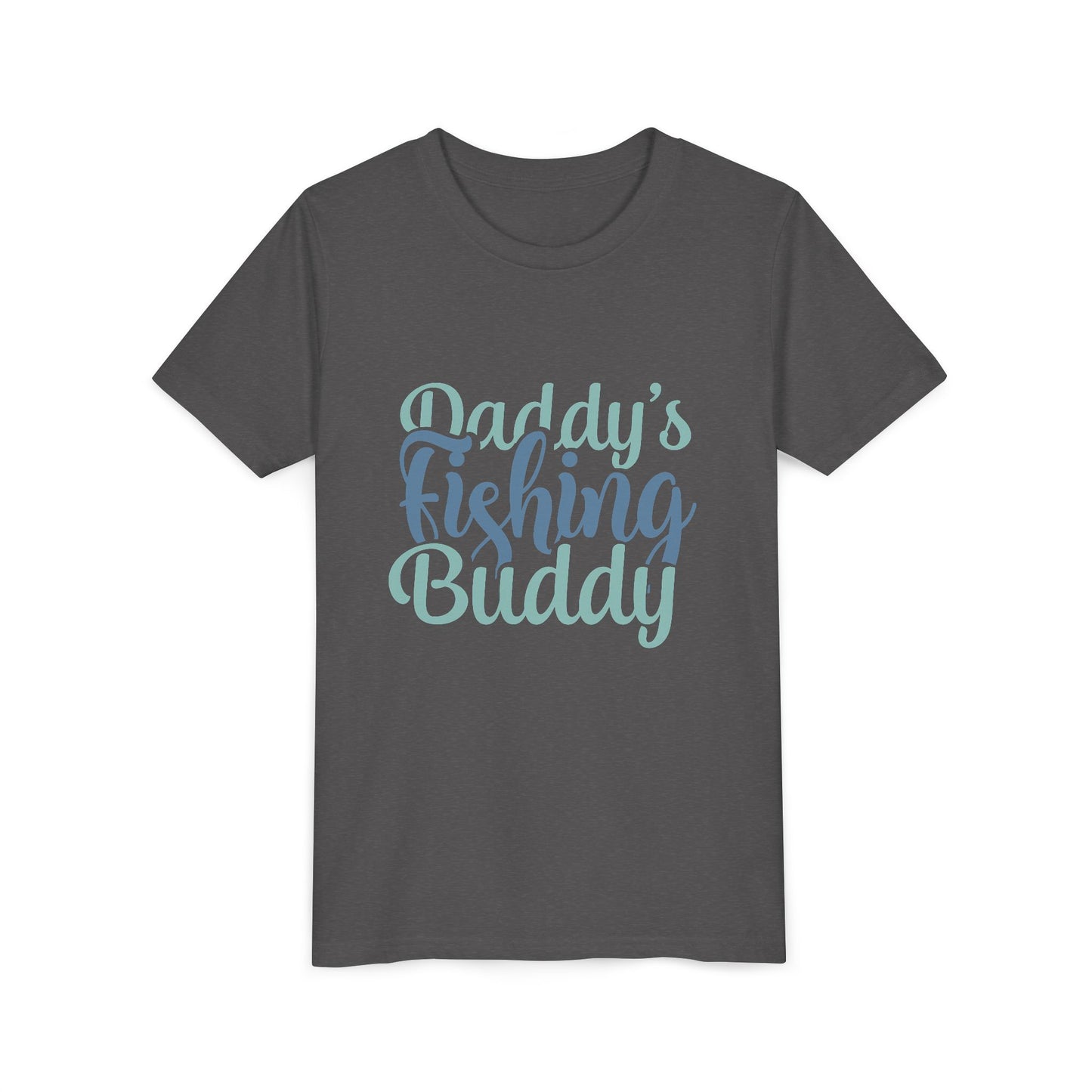 Kids Fishing Tee – "Daddy's Fishing Buddy" Youth Short Sleeve Shirt