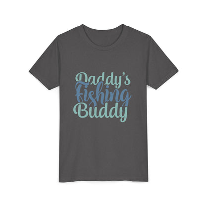 Kids Fishing Tee – "Daddy's Fishing Buddy" Youth Short Sleeve Shirt