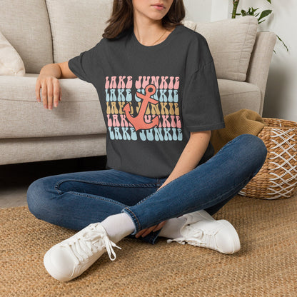 Lake Junkie Anchor T-Shirt — Retro Beach Vibes Tee