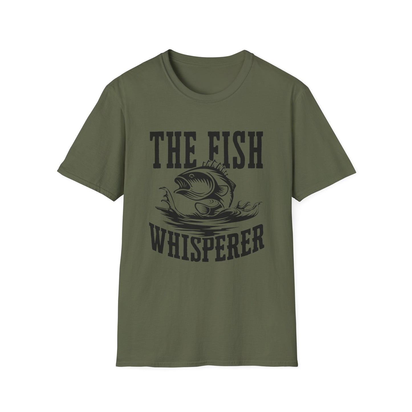 Fishing T-Shirt — "The Fish Whisperer" Graphic Tee for Anglers