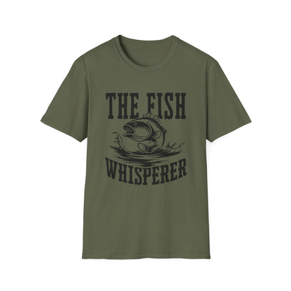 Fishing T-Shirt — "The Fish Whisperer" Graphic Tee for Anglers
