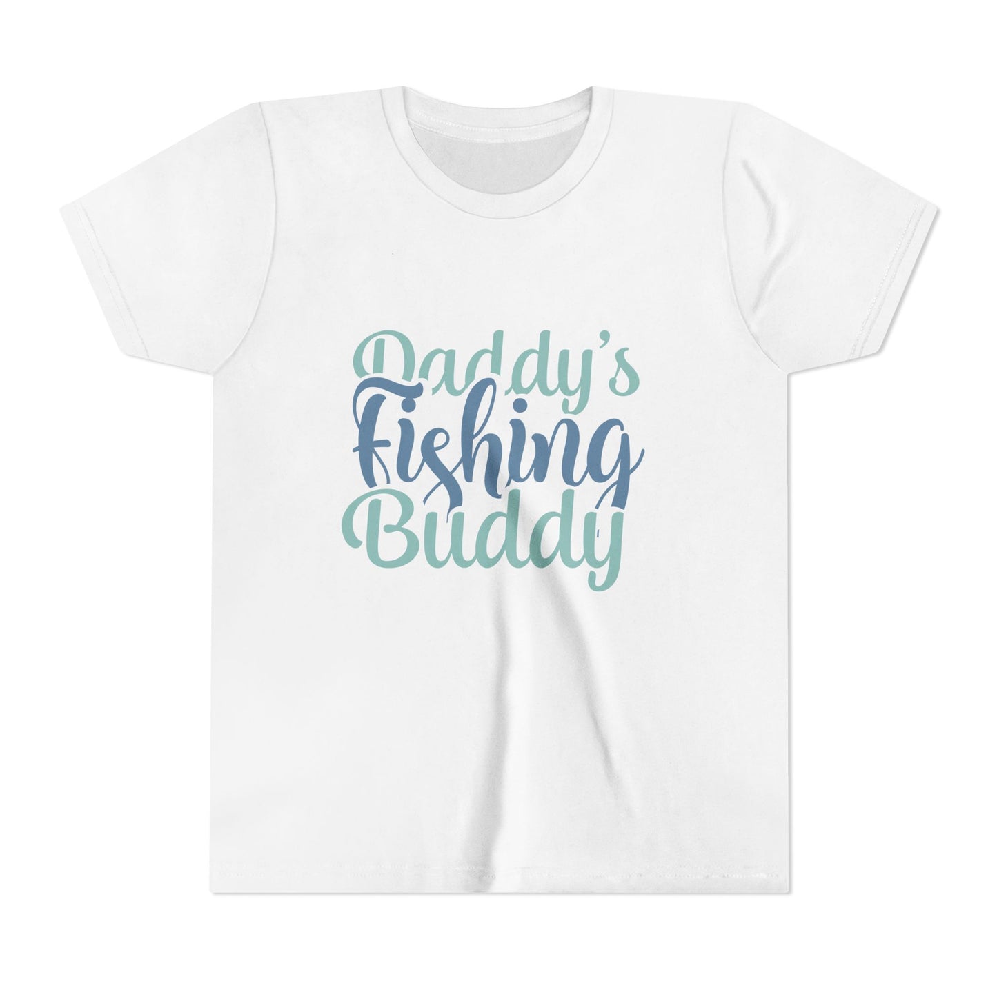 Kids Fishing Tee – "Daddy's Fishing Buddy" Youth Short Sleeve Shirt