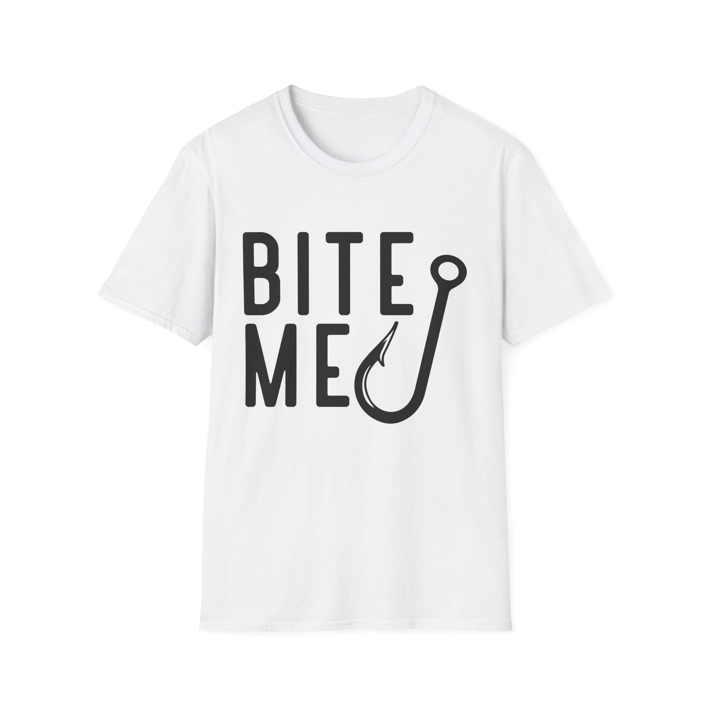 Fishing Tee – “Bite Me” Graphic T-Shirt with Hook