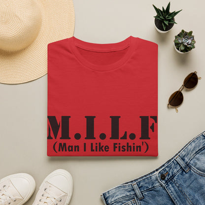 M.I.L.F. T-Shirt (Man I Like Fishin') – Funny Fishing Tee