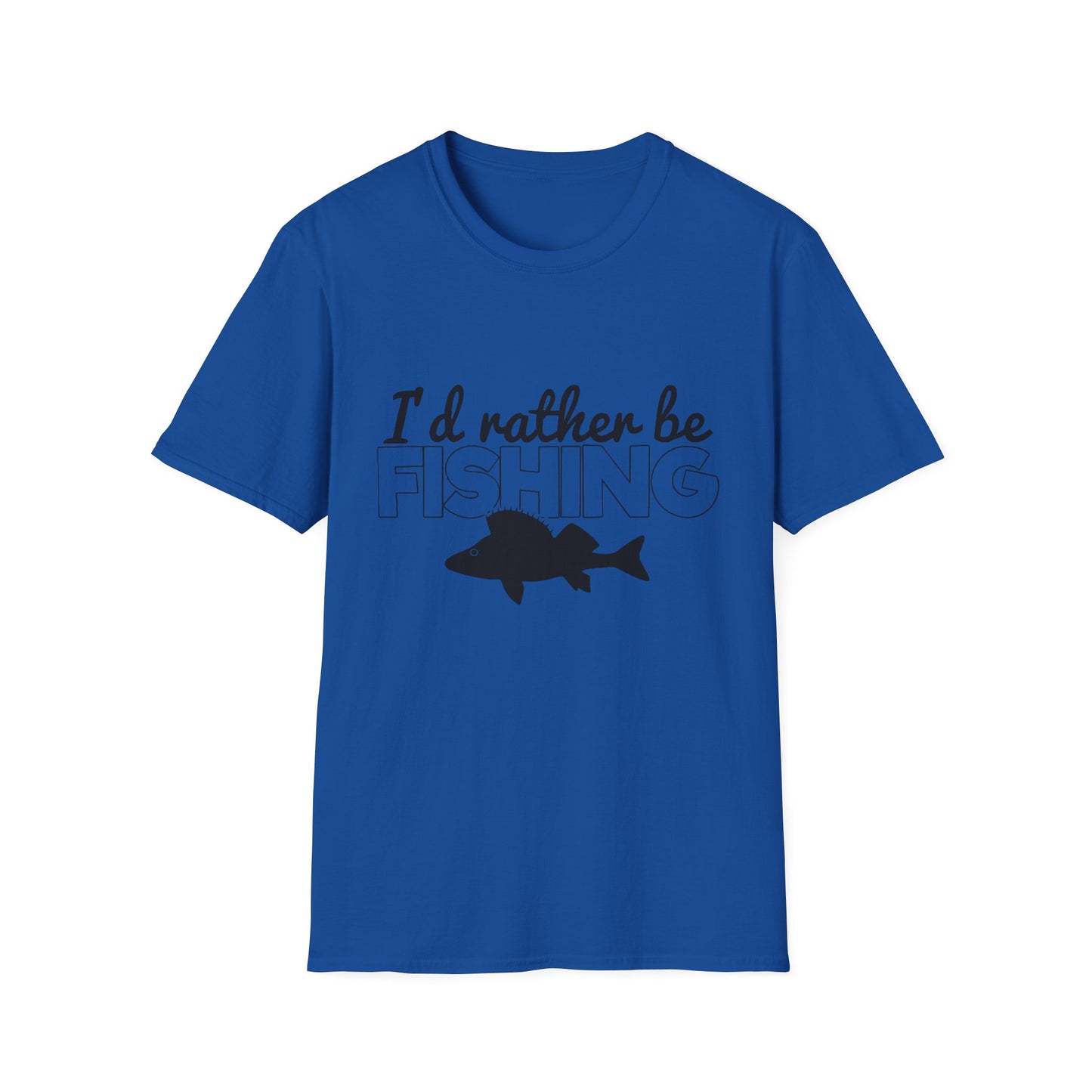 I'd Rather Be Fishing T-Shirt — Funny Fishing Shirt for Anglers