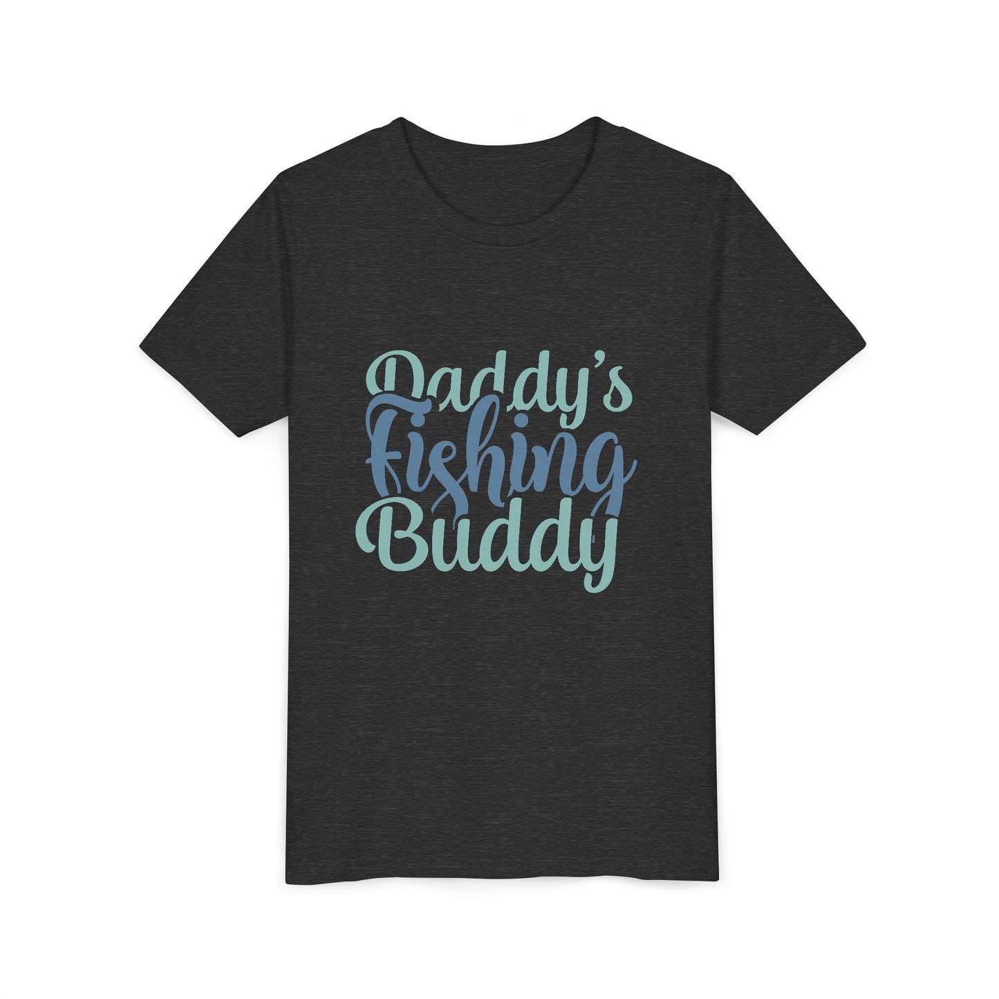 Kids Fishing Tee – "Daddy's Fishing Buddy" Youth Short Sleeve Shirt