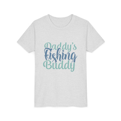 Kids Fishing Tee – "Daddy's Fishing Buddy" Youth Short Sleeve Shirt