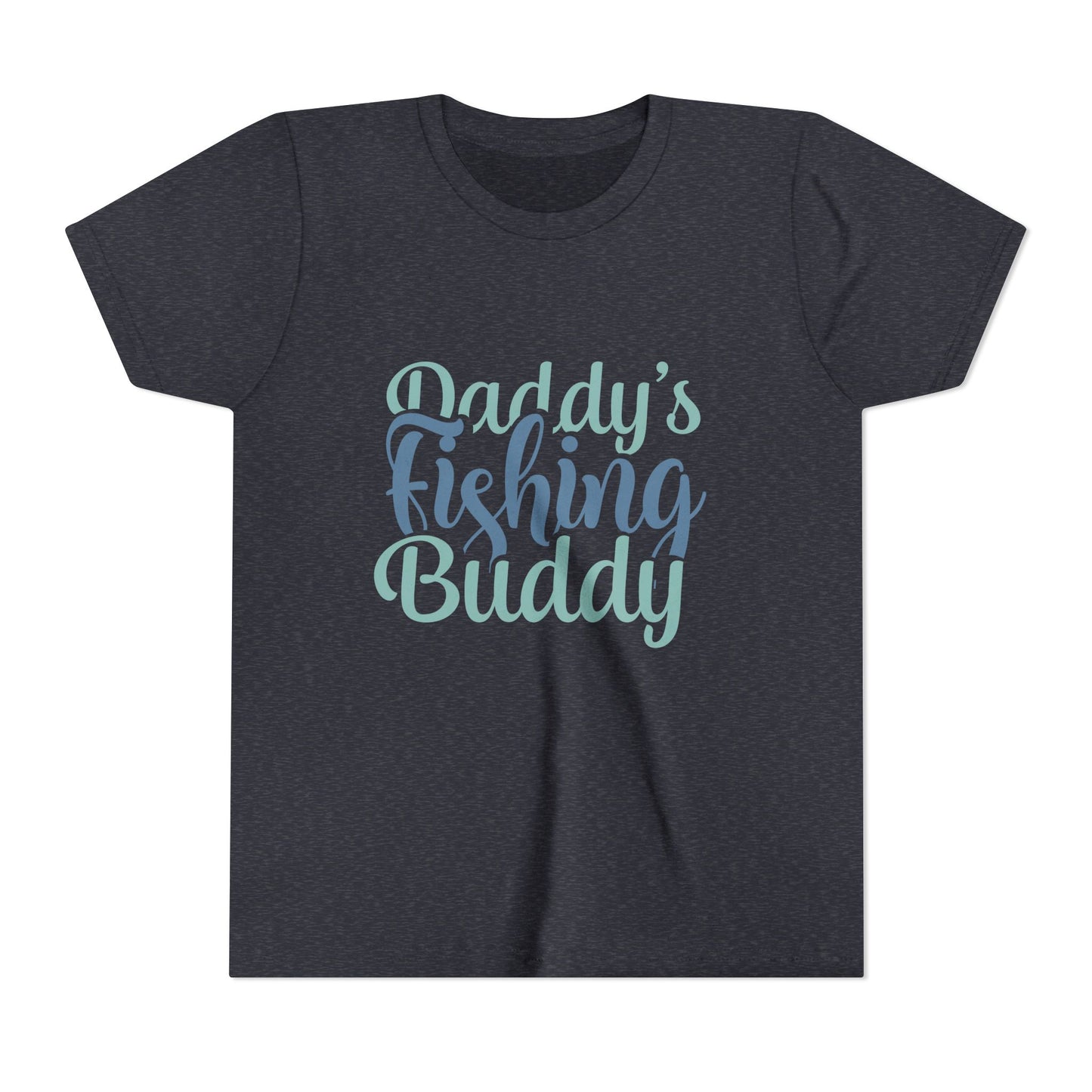 Kids Fishing Tee – "Daddy's Fishing Buddy" Youth Short Sleeve Shirt