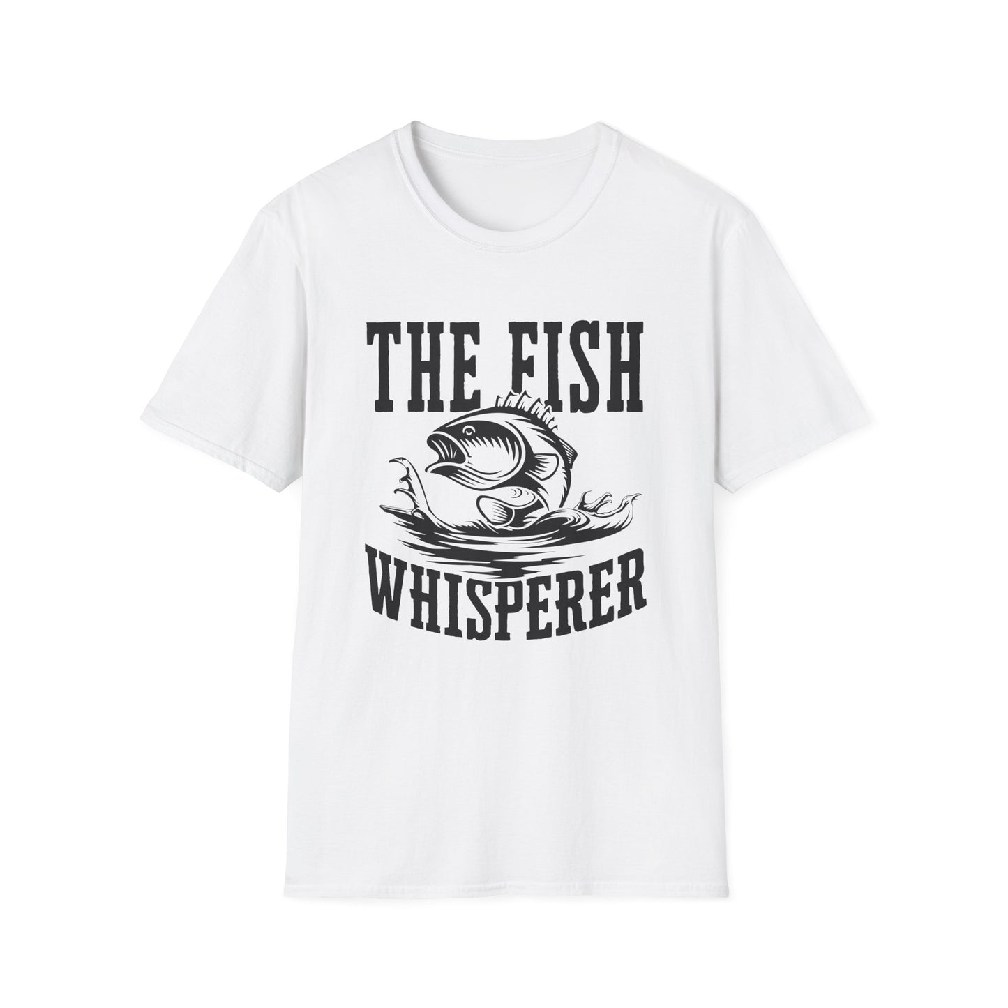 Fishing T-Shirt — "The Fish Whisperer" Graphic Tee for Anglers