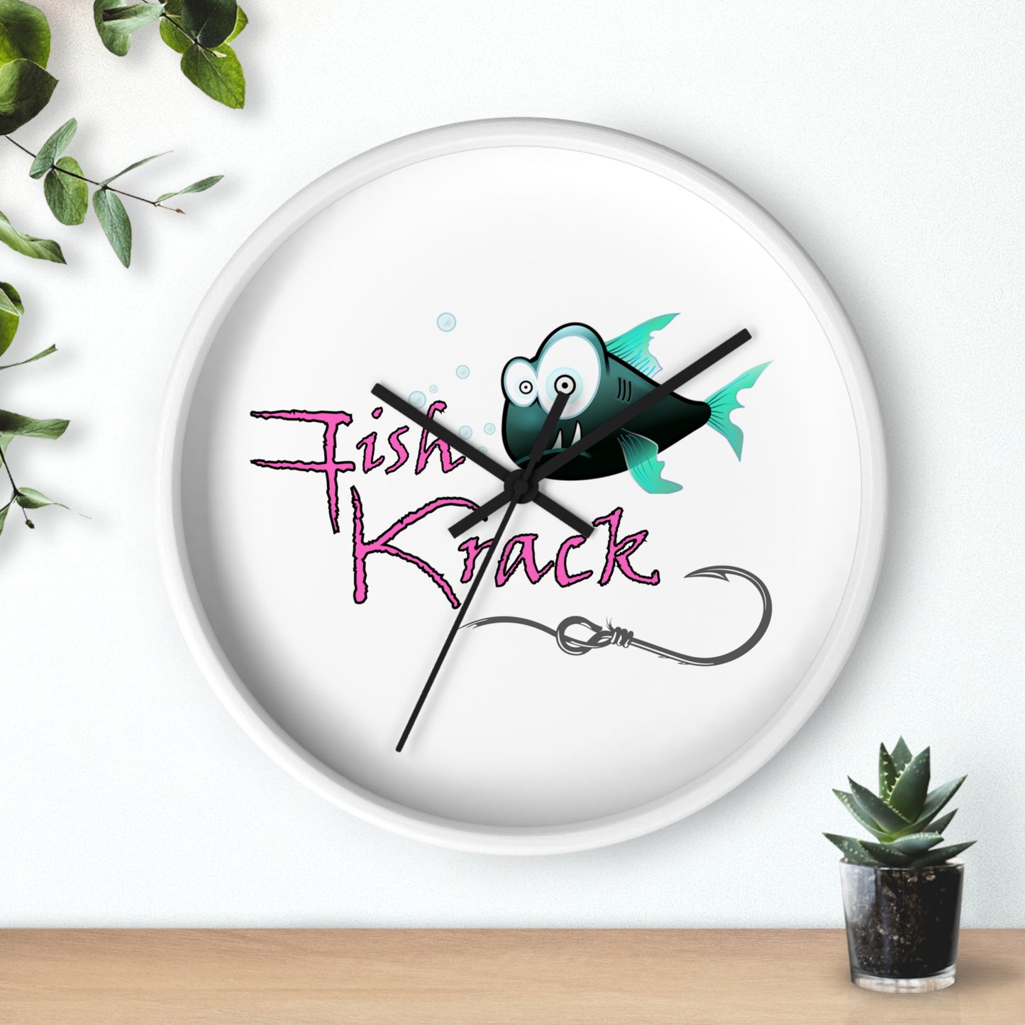 Fish Krack  Wall Clock