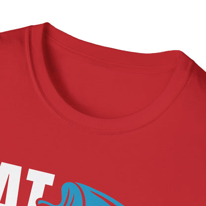 Fishing Tee — Blue Bass Graphic Fish Shirt