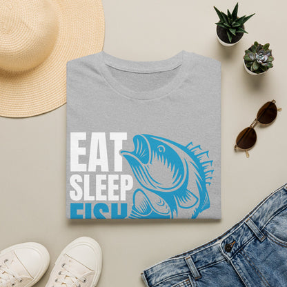 Fishing Tee — Blue Bass Graphic Fish Shirt