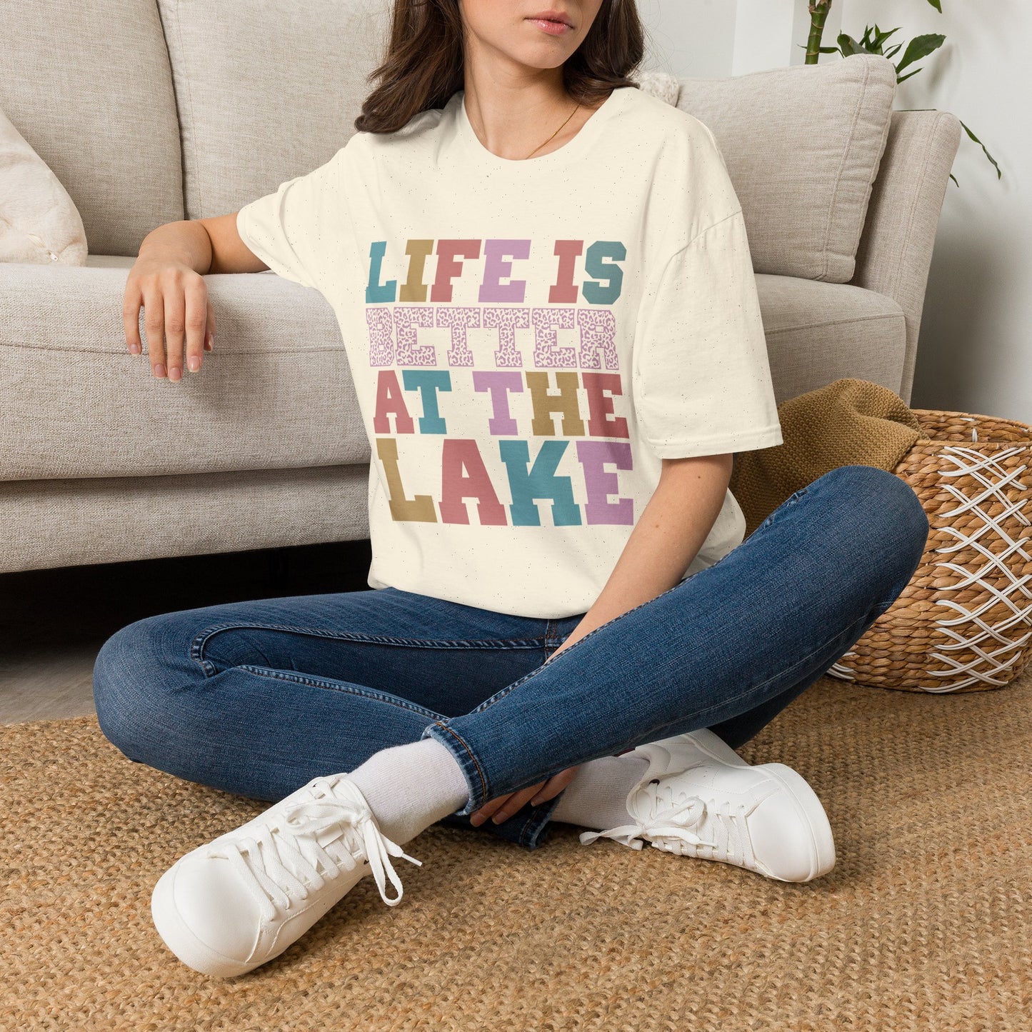 Life Is Better At The Lake T-Shirt — Retro Lake Vibes Tee
