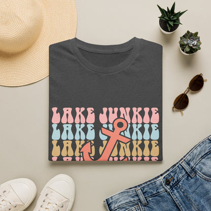 Lake Junkie Anchor T-Shirt — Retro Beach Vibes Tee