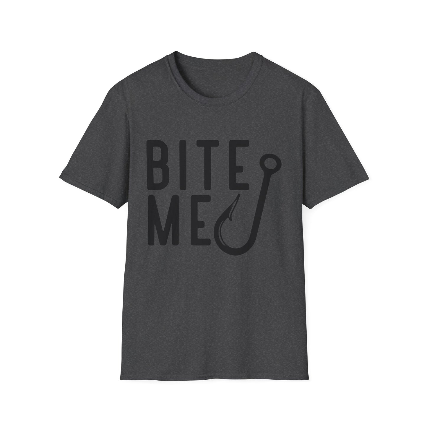 Fishing Tee – “Bite Me” Graphic T-Shirt with Hook