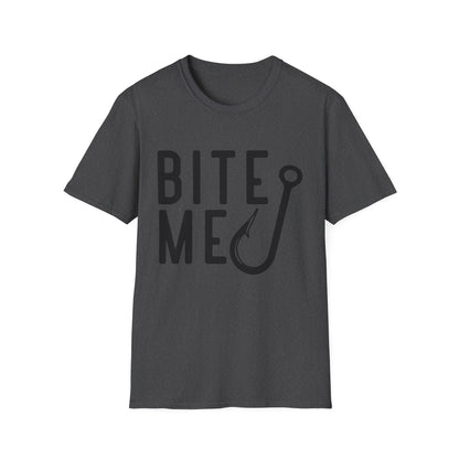 Fishing Tee – “Bite Me” Graphic T-Shirt with Hook