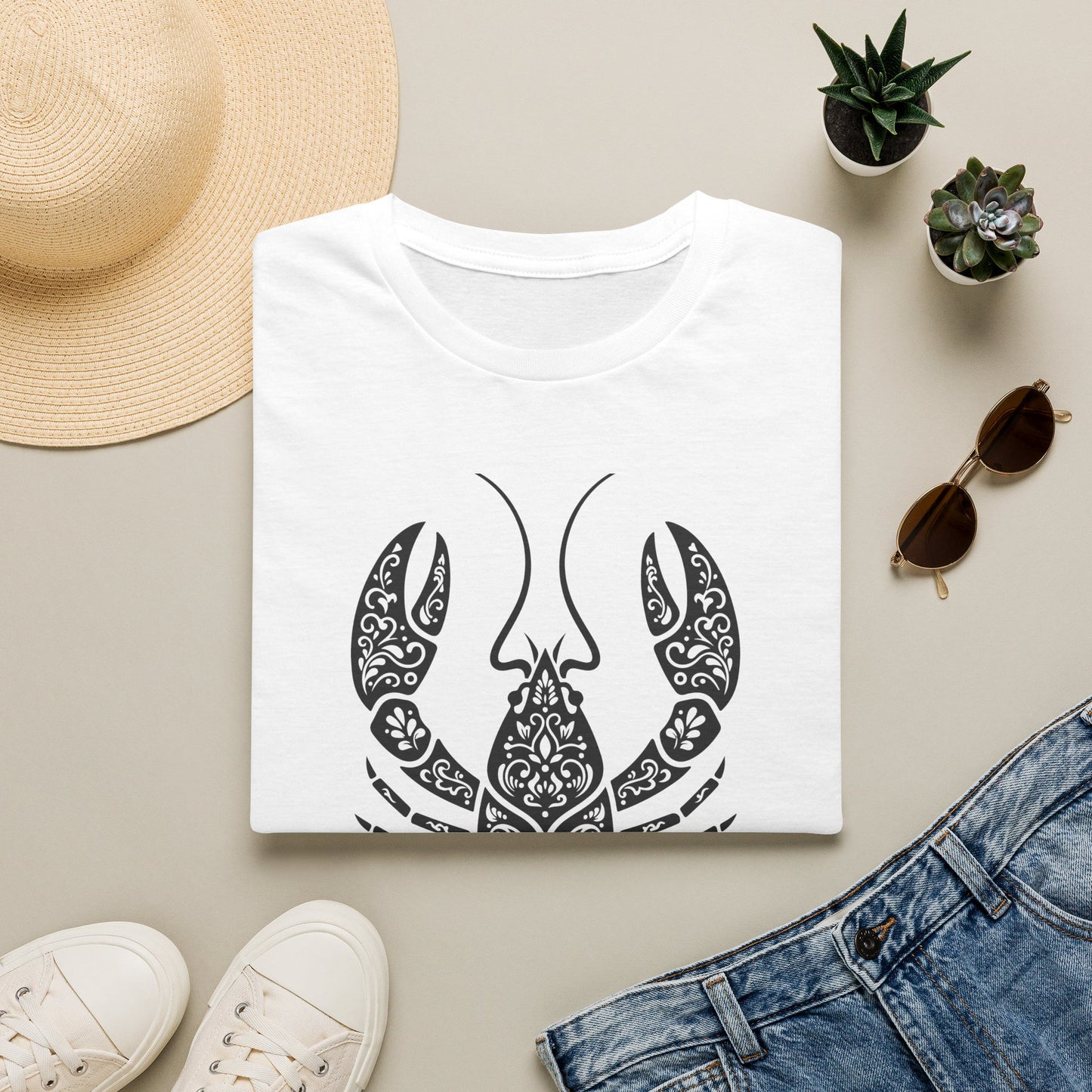 Crawfish T-Shirt — Nautical Coastal Graphic Tee