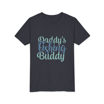 Kids Fishing Tee – "Daddy's Fishing Buddy" Youth Short Sleeve Shirt