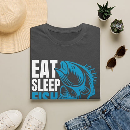 Fishing Tee — Blue Bass Graphic Fish Shirt