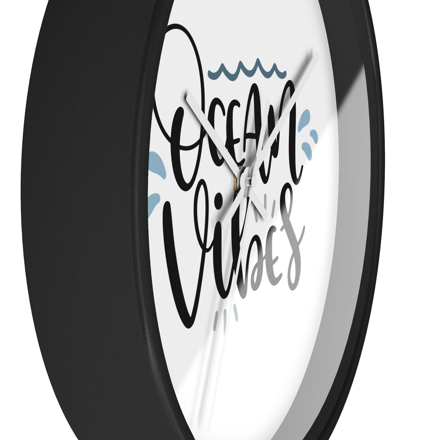 Ocean Vibes Wall Clock — Beachy Coastal Decor Clock