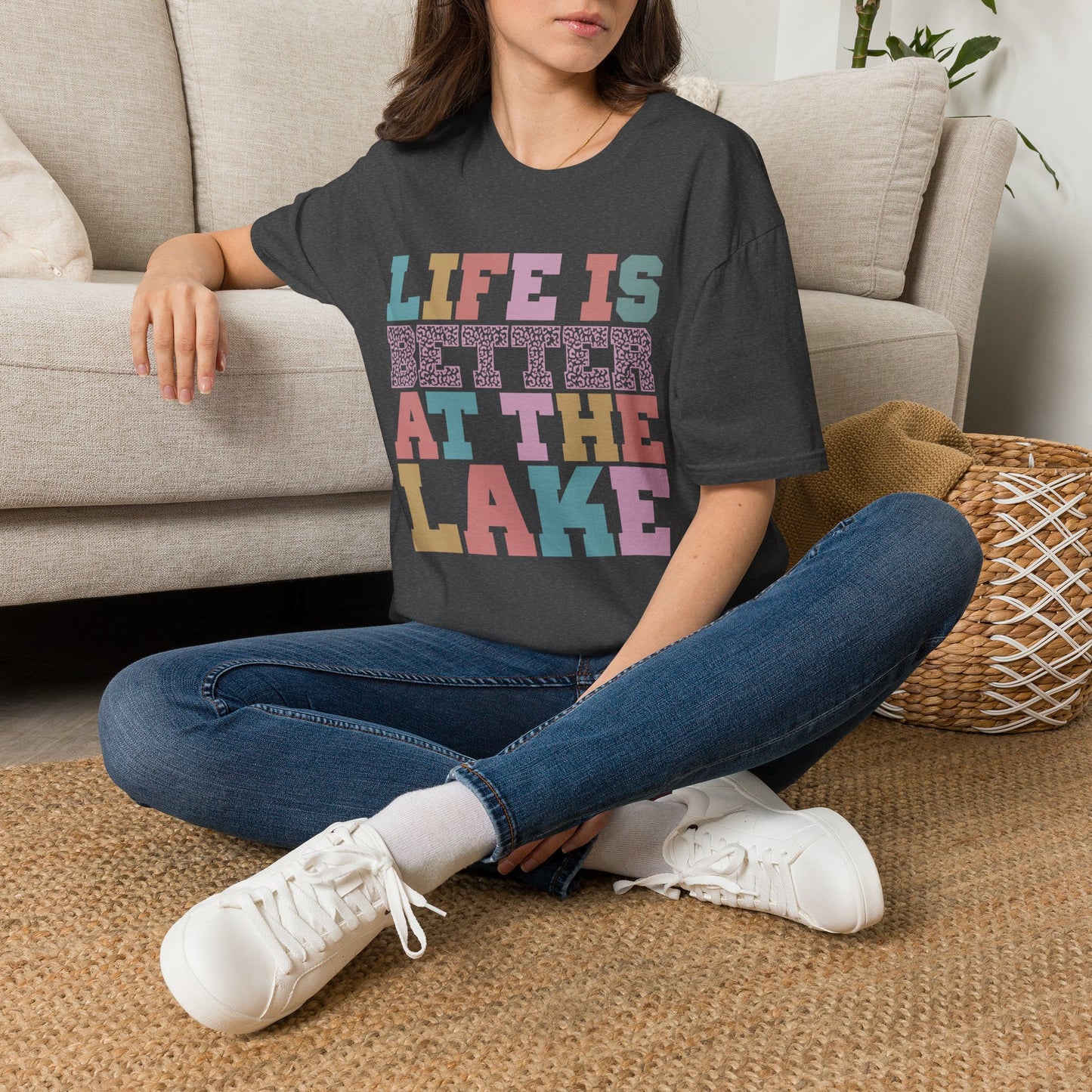 Life Is Better At The Lake T-Shirt — Retro Lake Vibes Tee