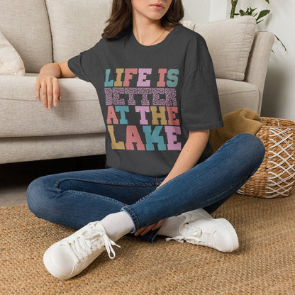 Life Is Better At The Lake T-Shirt — Retro Lake Vibes Tee