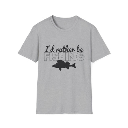 I'd Rather Be Fishing T-Shirt — Funny Fishing Shirt for Anglers