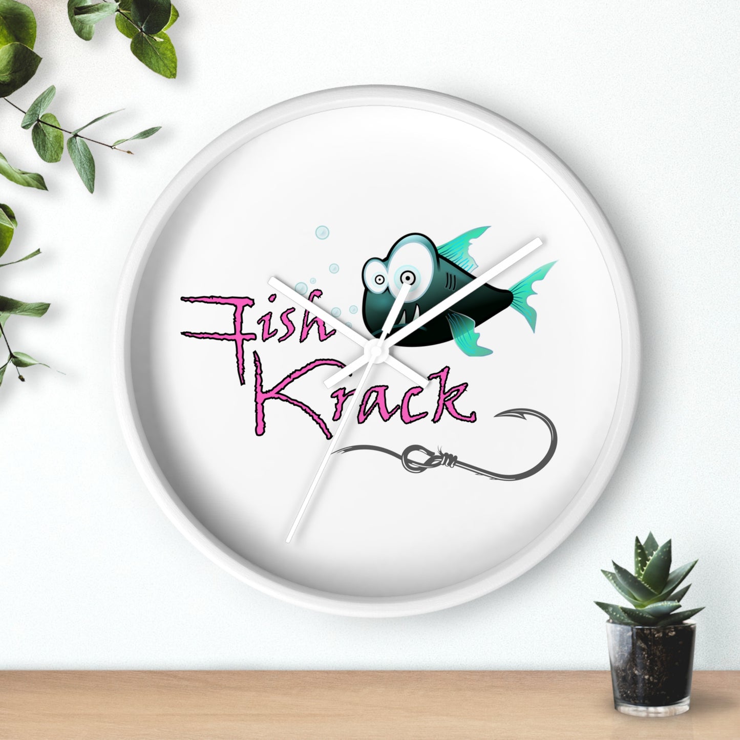 Fish Krack  Wall Clock