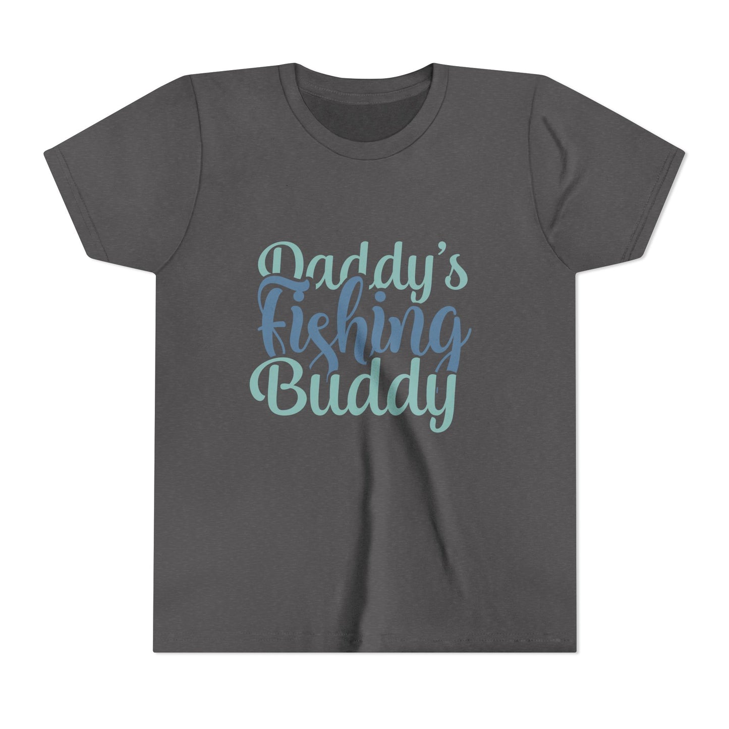 Kids Fishing Tee – "Daddy's Fishing Buddy" Youth Short Sleeve Shirt