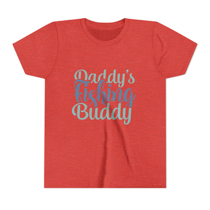 Kids Fishing Tee – "Daddy's Fishing Buddy" Youth Short Sleeve Shirt