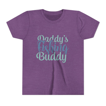 Kids Fishing Tee – "Daddy's Fishing Buddy" Youth Short Sleeve Shirt