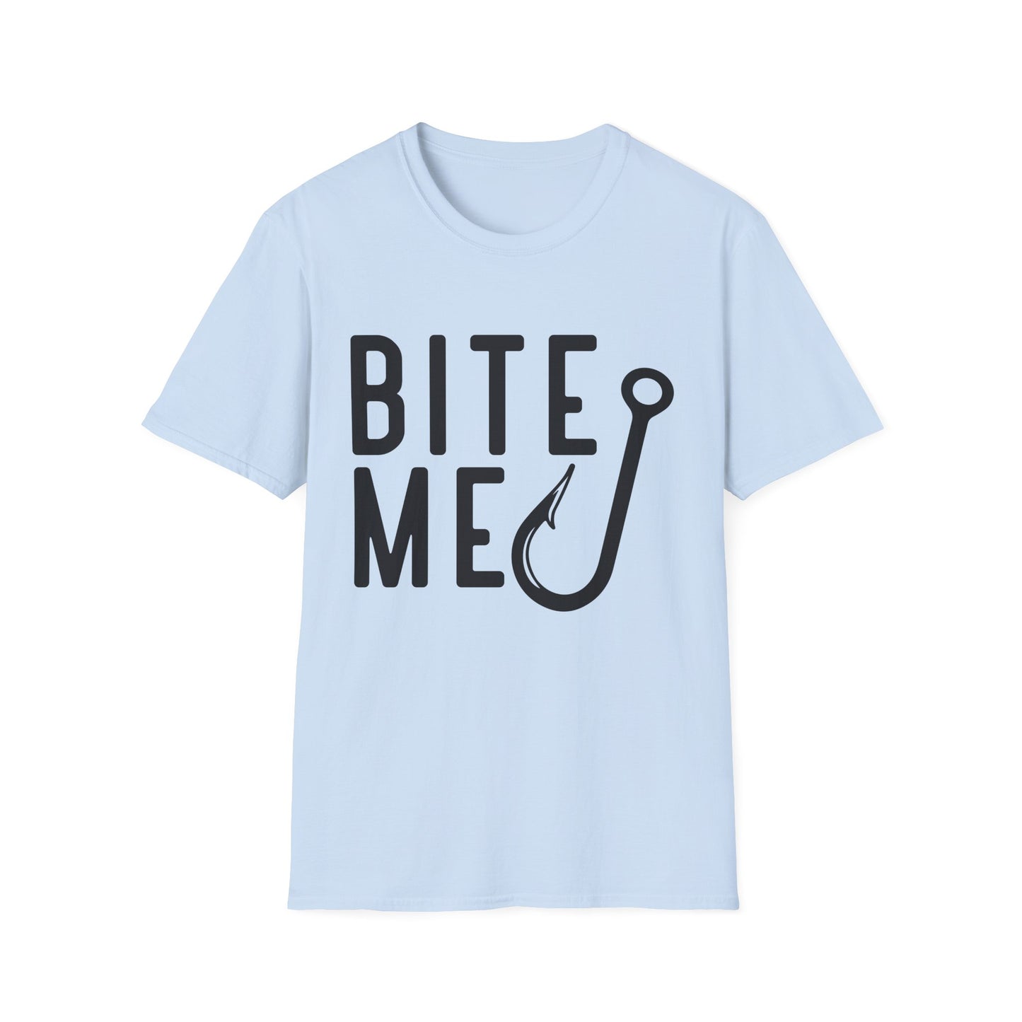 Fishing Tee – “Bite Me” Graphic T-Shirt with Hook