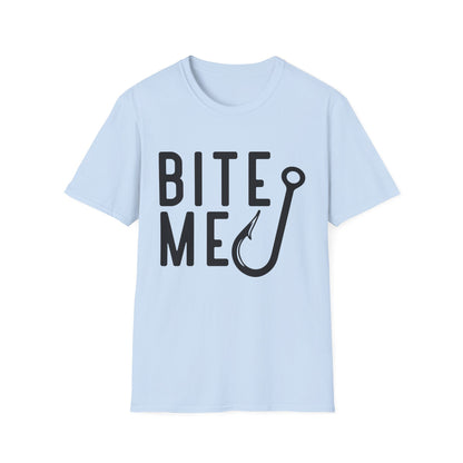 Fishing Tee – “Bite Me” Graphic T-Shirt with Hook