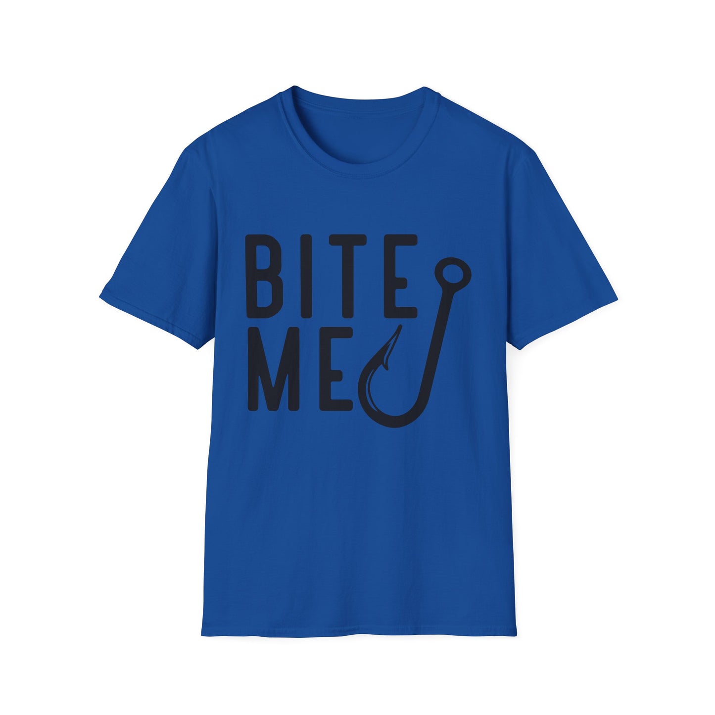 Fishing Tee – “Bite Me” Graphic T-Shirt with Hook