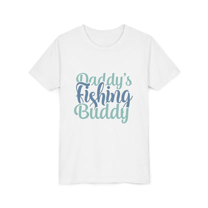 Kids Fishing Tee – "Daddy's Fishing Buddy" Youth Short Sleeve Shirt