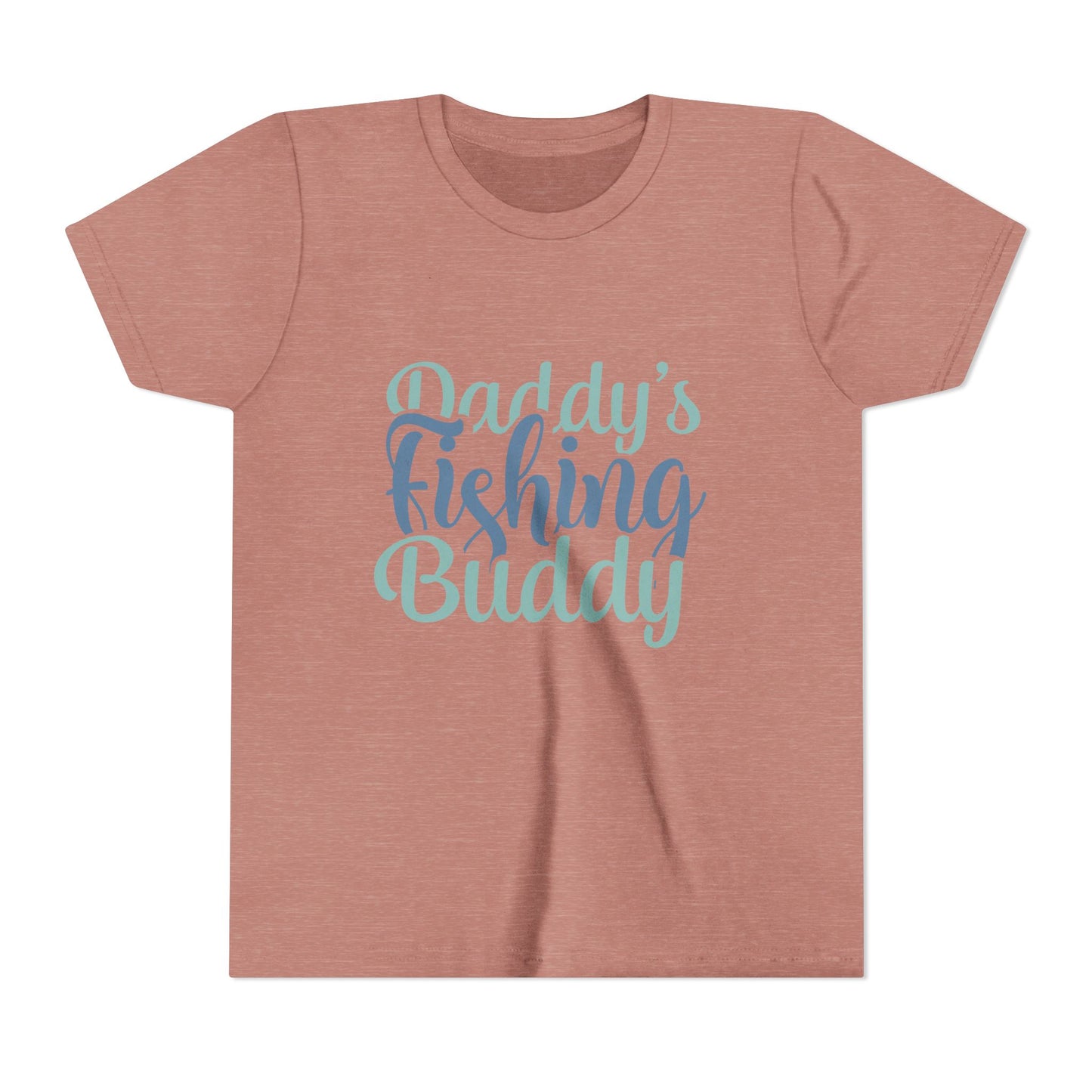 Kids Fishing Tee – "Daddy's Fishing Buddy" Youth Short Sleeve Shirt