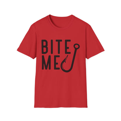 Fishing Tee – “Bite Me” Graphic T-Shirt with Hook