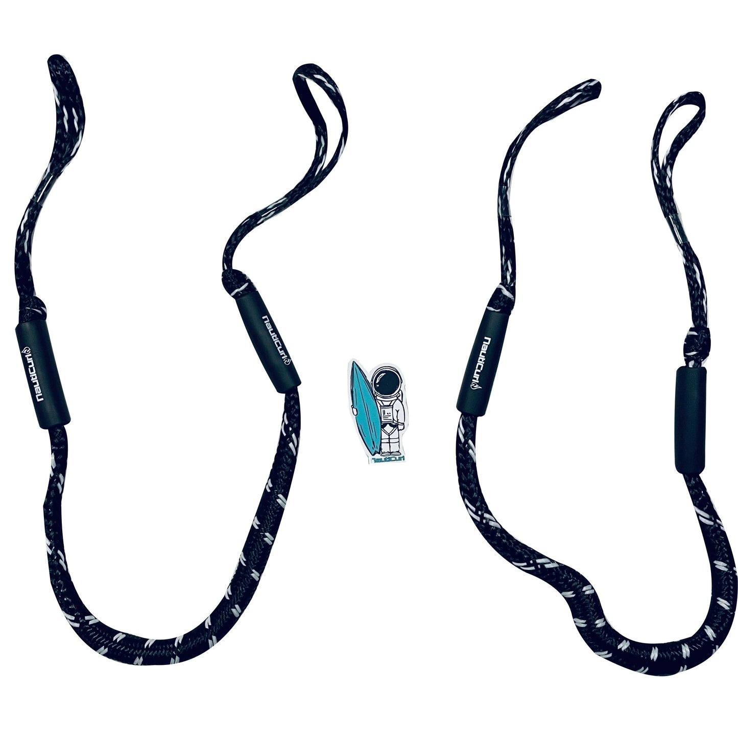 NautiCurl Bungee Boat Ropes - Shock Absorbing (2 Ropes) NautiCurl LLC
