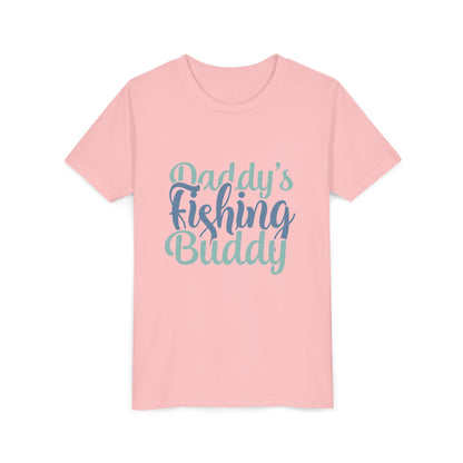 Kids Fishing Tee – "Daddy's Fishing Buddy" Youth Short Sleeve Shirt