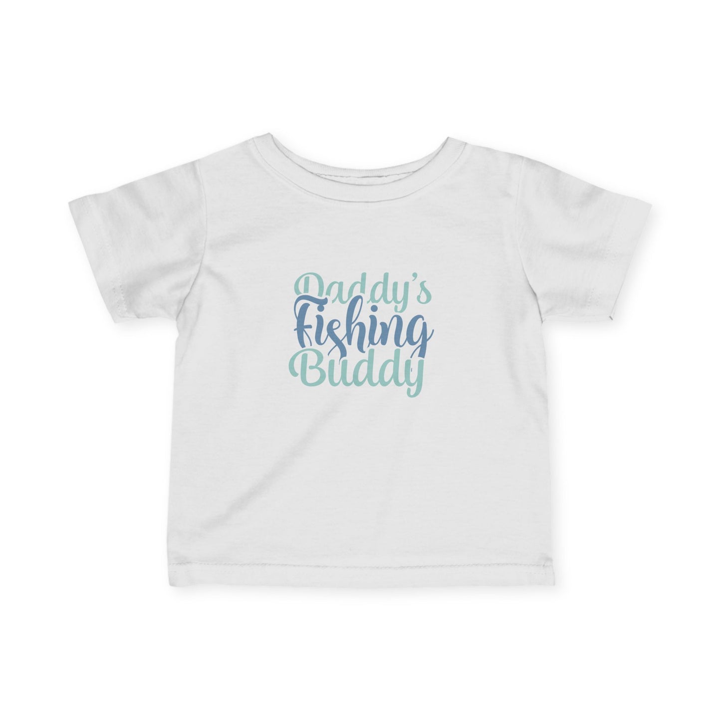 Daddy's Fishing Buddy Infant Tee — Baby Fishing Shirt for New Dads & Outdoor Families