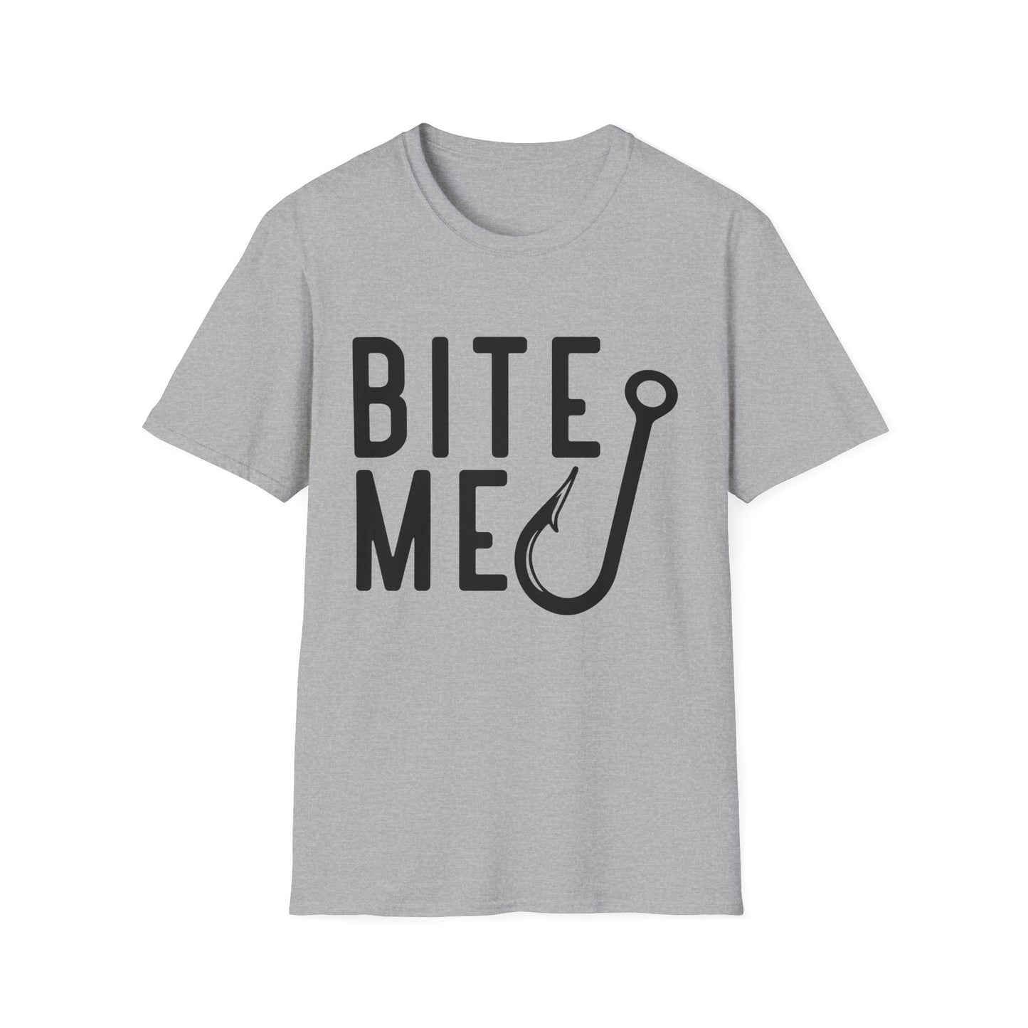 Fishing Tee – “Bite Me” Graphic T-Shirt with Hook