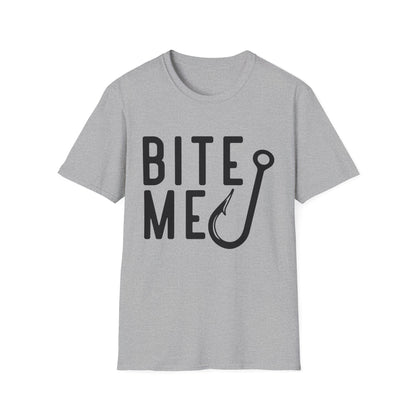 Fishing Tee – “Bite Me” Graphic T-Shirt with Hook
